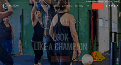 Desktop Screenshot of championptandperformance.com